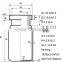 Pharmaceutical use 10ml tubular glass vial