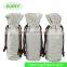Linen Drawstring Fabric Liquor Water Bottle Bag