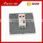 China factory push button switch white PC panel electrical 1 gang 2 way switch