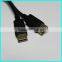 30cm Panel Mount DisplayPort male to female Cable