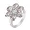 Graceful Flower Shaped Women Lovely Ring for Party Girlfriend Gift
