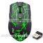 Professional 2500DPI high quality rechargeable 2.4ghz usb wireless optical gaming mouse,