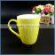 Colored glaze porcelain material promotional mug for coffee