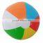 42" Inflatable PVC Beach Ball with Rainbow Color Ribbon Stripes