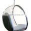 Transparent heated acrylic hanging bubble chair for garden