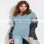 Women's 95% cotton 5 spandex fabric t shirt wholesale cheap shirt