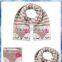 young girls reindeer knitted scarf with pockets /scarf with animal pocket/knitting pattern pocket scarf