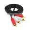 3.5mm AUX 2rca plug audio and video Cable