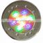 RGB controller & remote LED underwater light recessed 9*1W LED pool light