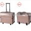 Professional Travel Portable Trolley Rolling Makeup Brush Cosmetic Case For Outdoor Camping