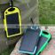 2015 hot selling New Arrival waterproof solar power bank 5000 with high quality