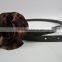 PU with fashion flower stud buckle belt for dress