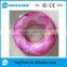 pvc inflatable swimming ring, CMYK printing plastic water tube float adult ring