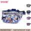 The Most Popular Flower Pattern Nylon Fabric Long Strap Small Men Belt Bag