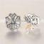 Snowflake Girls White Stone Earrings Online Shopping