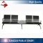 4 Seater metal waiting room chairs with middle table