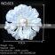 resin flower artificial plastic flower pearl embellished jewelry accessories girl dress patterns in bulk-615