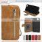 crazy horse pattern pu flip cover leather phone case for lenovo a7000 a680