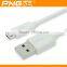 Shenzhen supplier 2015 hot sale high quality classical round white fast charging charger data micro usb cable