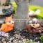 Plant Decoration Terrarium DIY Cute fairy terrarium vintage Mother's day birthday gift[} fairy miniature resin animal figurines