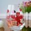 Crystal handpainted 20oz wine glass cup without stem from Bengbu Cattelan Glassware Factory
