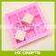 9-cavity Square Cake Mold Soap Silicone Mold Flexible Chocolate Mold Candy Mold