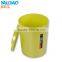 Household Round Mini Plastic Trash Can With Lids