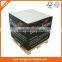 Side-advertisement Printed Note Cube,memo Block With Wooden Pallet