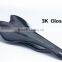 On-selling super lightweight bicycle parts bike saddle,with black matte/glossy finish 3K/UD weave road bike carbon saddles