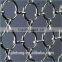 Carbon steel metal ring mesh with silver or gold colors