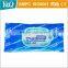 Non-woven Spunlace / Thermal Bonded / Hydrophilic Spunbond 10pcs Daily Custom Cleaning Wet Wipes