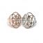 Fashionable 316l surgical stainless steel women seed of life flower of life ring