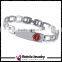 Wholesale high quality fashion energy bio magnetic ID bracelet
