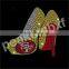 New 49ers SF High Heel Shoes Rhienstone iron on transfers Wholesale