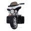 HOMCOM Ride On Motorbike Cool Tricycle 6V Children gift W / Sound - Black & White