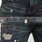 Extreme Distressed Splash Paint Accent Denim Slim Jeans ripped denim man jeans (LOTM042)