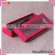 Jewelry paper box with pvc window, for necklace paper box with lid