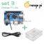 Orange Pi Lite Set 3: Pi Lite + Transparent ABS Case+ USB to DC 4.0MM - 1.7MM Power Cable Support Android, Ubuntu, Debian