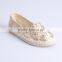 Espadrilles with lace