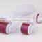 2015 Newest 3 IN 1 Derma Roller With 3 Separate Roller Heads of Different Needle Count 180/600/1200pins