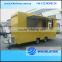 Good quality Mobile food cart/steel mobile food kiosk for sale/ice cream food van for sale