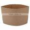 Protective Corrugated Cup Sleeve, Brown, hot coffee cup sleeve
