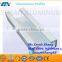 6063 T5-T6 temper aluminum handrail profile