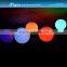 led ball light outdoor/plastic seating ball/glass color ball