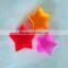 Hot selling high quality food standard star shaped silicon cake cup moulds, mini silicone cake cups