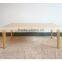 Living room Elegant nice modern square bamboo Coffee table