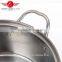 Hot sale 4pcs natural Color european-style stainless steel cooking/ soup pot set