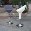 360 Turn Pup Bar Stool With Pedal