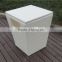 White Aluminum Outdoor Furniture Waterproof Rattan Storage Boxs