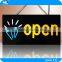 Low price Outdoor restaurant open LED sign display board /customized full color LED open display sign